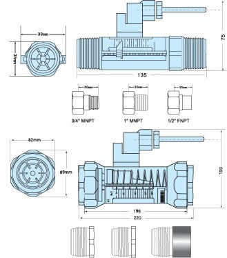 Z-6501、Z-6502、Z-6503、Z-6504水平流量計(jì)